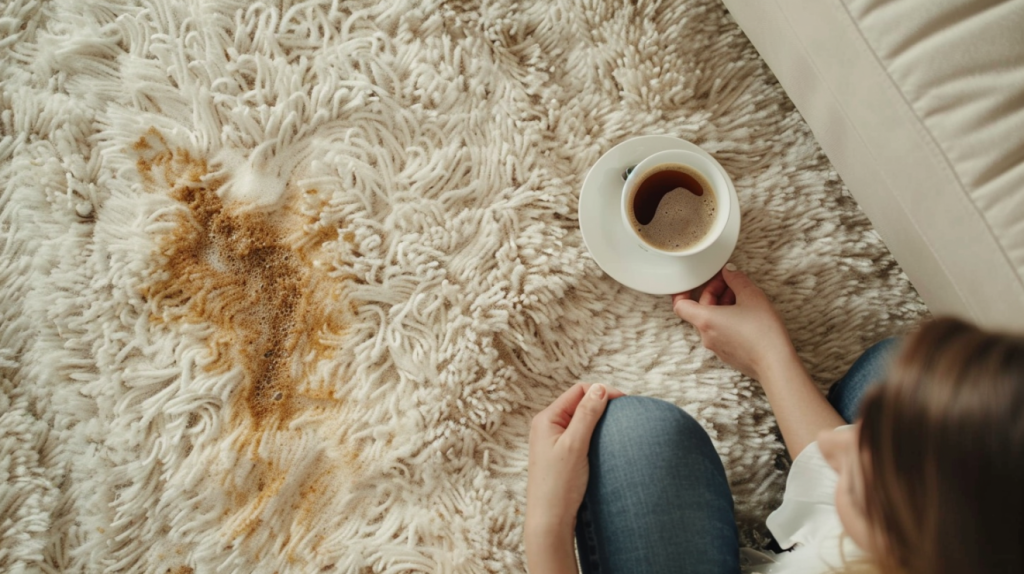Carpet Stain Removal for Coffee Spills